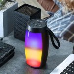 Colorful Wireless Speaker With Color Lights Card Slot And MINI Portable Speaker With 300MAH Battery Supports Tf And U Disk Expan
