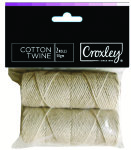 Cotton Twine Carded - 2 Rolls 50G