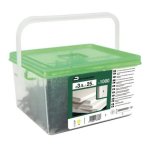 1000 Pcs Drywall Screw Bugle Head Phillip Drive Fine Thread Black Phosphated 3.5X25 Bucket