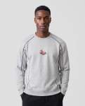 95 Piped Crew Sweat Grey Melange - 3XL