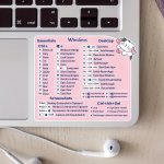Suitable For Self-adhesive Shortcut Key Stickers For Windows