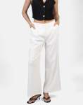 Sissy Boy Alice Wide Leg Off White Trouser - 16 White