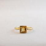 Square Large - Citrine - Medium