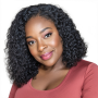 14 Brazilian Curly Wig By - Virgin Human Hair Wig Natural Curls