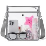 Bluome Clear Bag For Stadium Events 12X12X6 Clear Purses Stadium Bag Crossbody Purses For Concerts Football Games Travel