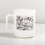 The Lips Mug - Gloss White Splatter