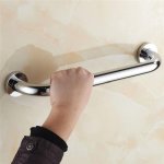 High Quality Stainless Steel 300 400 500MM Bathroom Tub Toilet Handrail Grab Bar Shower Safety Support Handle Towel Rack