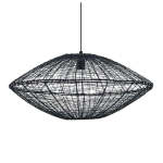 Kolkata Black Wire Pendant - Full: 25CM H C 45CM Dia