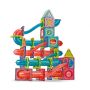 145 Pieces Magnetic Marble Run Building Diy Kits Toy B4843