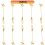 5/10/16PCS Stainless Steel Dessert Fruit Fork Party Supplies 11.94 Cm Professional Small Coffee Stirring Spoon Mini Sala Appetizer Cake Fork Golden Leaf Creative Appetizer