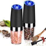 Electric Salt And Pepper Grinder Set 2 Pieces Electric Hand Muller Grinder