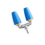 Dual Turbo Nozzle Pressure Washer 1/4 Quick Connect Twin Turbo Nozzle Tip