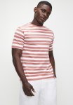 Regular Fit Logo Stripe Tee - Pink