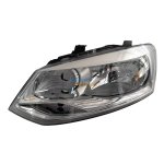 Vw Polo 6 Hatchback Sedan Single Beam Headlight With Motor Left 10-16