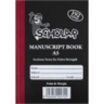 A5 Manuscript Feint & Margin Hardcover Book 192 Page
