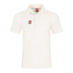 Gray-nicolls Moisture Management Short Sleeve Cricket Shirt - Cream