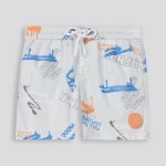 BOYS Pool Shorts - Aqua - 10 Aqua