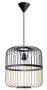 Bright Star Lighting Pendant Light Drum Wood X1