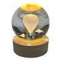 3D Crystal LED Light Globe 6CM - Hot Air Balloon