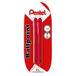 - Retractable Ballpoint Pen - Red