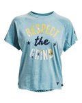 Women's Project Rock Respect Short Sleeve - Mississippi Light Heather XS