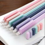 6PCS Pastel Mechanical Pencil Set Cute Mechanical Pencils 0.5MM/0.7MM Aesthetic Pencil Set Retractable Pencil Colored Mechanical