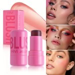 Waterproof Jelly Blush Stick - Lightweight Brightening Finish For All Skin Tones Long-lasting & Easy To Apply