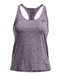 Women's Ua Knockout Mesh Back Tank - Club Purple XXL