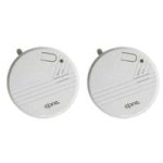 2 Wireless Smoke Alarm Detectors
