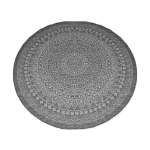 Lineo Round Indoor Or Outdoor Rug - Taupe