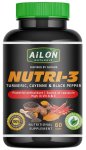 Nutri 3 - Turmeric. Cayenne & Black Pepper Capsules