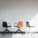 Belgium Arm Office Chair Four Colour Options - Beige