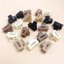 10pcs/20pcs Hair Clips Matte Milk Tea Color Cartoon Mini Small Grab Clips Girls Broken Hair Bangs Clips Hair Accessories Do Not Hurt The Hair