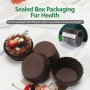 100pcs Disposable Muffin Cups Coffee Color Cupcake Cups Greaseproof Paper Cupcake Liners Muffin Molds Baking Tools Kitchen Gadgets Kitchen Accessories