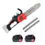 LTJ12-INCH Brushless Chainsaw Cordless Chain Saw 2 4.0AH Batteries