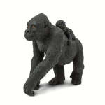 Lowland Gorilla With Baby -