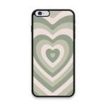 Custom Printed Tpu Cases - Apple Iphone 6 Plus Apple Iphone 6S Plus & 39 Green Heart& 39 By