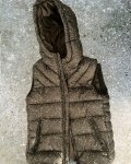Zara Black Speckled Sleeveless Jacket 5 6Y