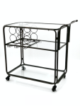 Four Corners Metal And Glass Drinks Trolley TR02