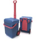 School Bag Royal Blue red