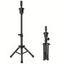Mini Mannequin Head Stand Wig Stand Tripod Adjustable (14.5-21.8 Inch) For Mannequin Heads Training Heads And Canvas Block Head
