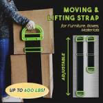 Adjustable Moving And Lifting Strap With Handle