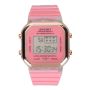 Kids Digital Sports Watch Multifunctional Waterproof For Children Rose Red