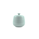 - Embossed Lines Sugar Pot Choose From 2 Colours - Mermaid Mist
