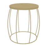 Eclipse Side Table - Dune Ferro