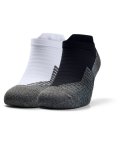 Ua Run No Show Tab 2-PACK Socks - Black Md