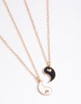 Goldair Gold Heart Yin Yang Necklace Pack