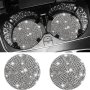 1pc Bling Car Cup Holder Coaster 6.99 Cm Anti-Slip Shockproof Full Rhinestone Design Universal Fit Most Cars