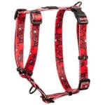 Rogz Fusion Classic Small Harness - Red Scribble Waggs Online Pet Shop