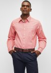 NAUTICA Long Sleeve Coral Gingham - Red